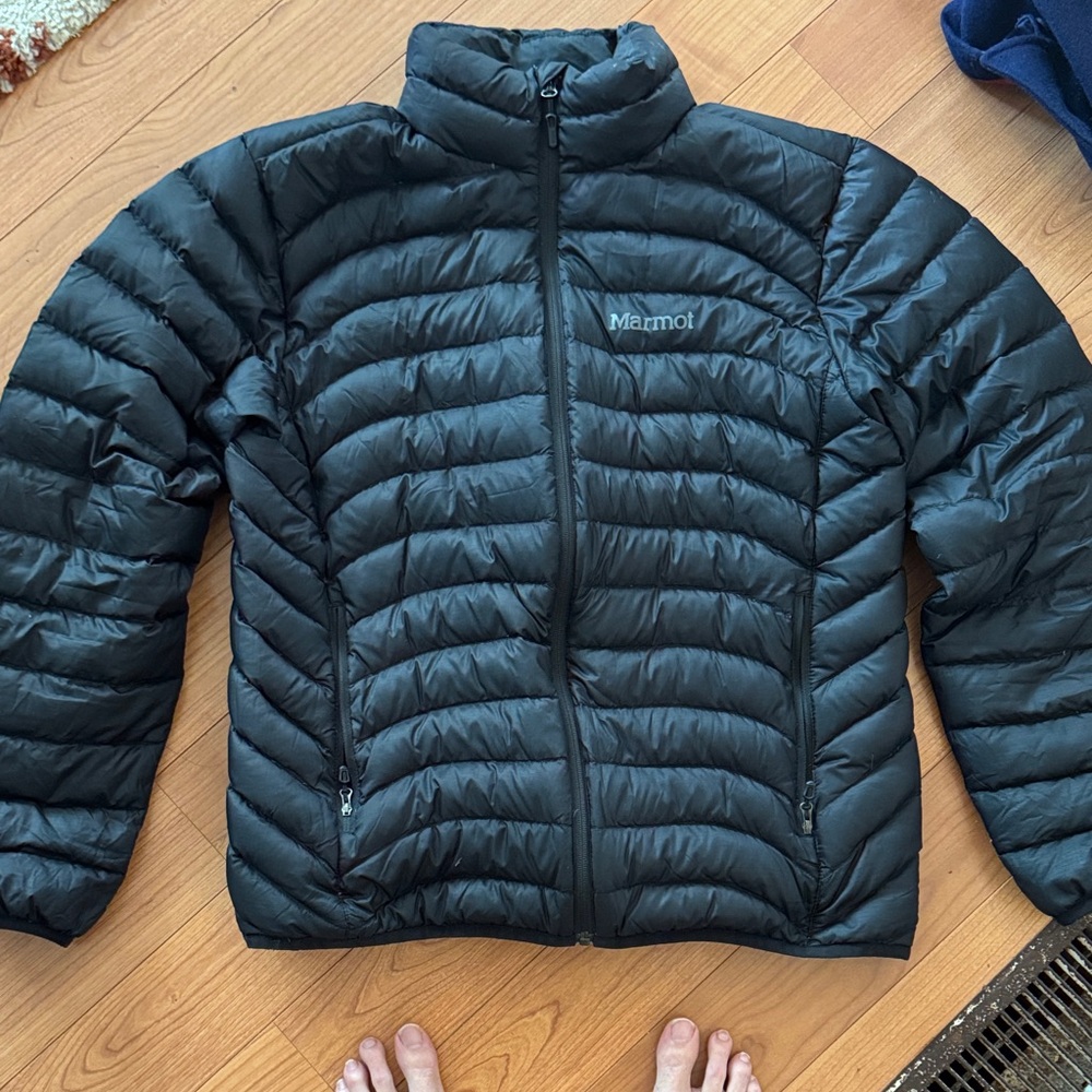 Marmot Quilted Black Jacket